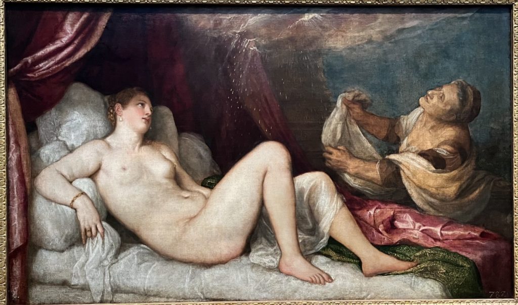 Danaë by Titian 1553